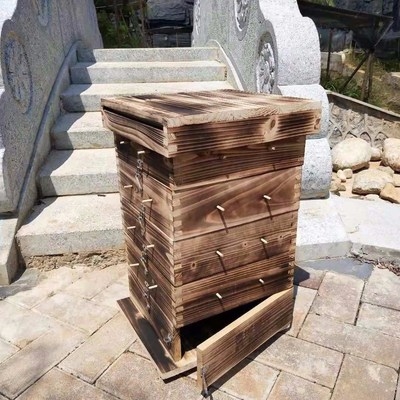 格子箱中蜂方格子杉木加厚蜂箱蜜蜂箱子养蜂工具蜜蜂箱