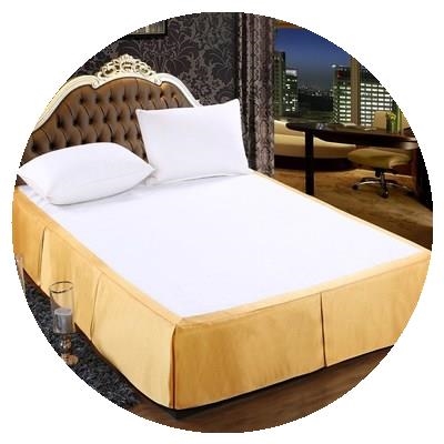 酒店床裙裙带床罩床垫单层全包护套床板落地床裙