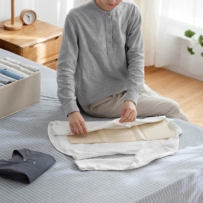 衣物板子折衣简易成人衬衫叠衣懒人叠衣板