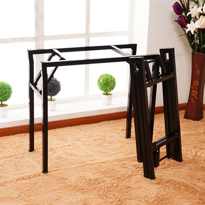 家用折叠桌架架子办公会议长方形摆摊桌脚脚架会议桌餐台脚