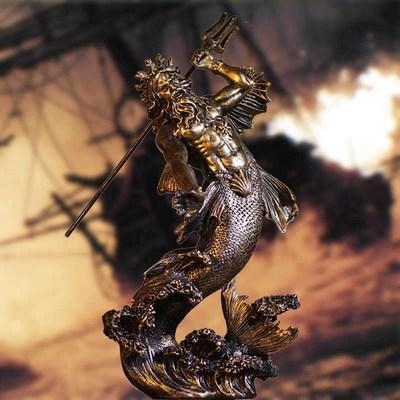 宙斯的弟弟其象征物为三叉戟,相对应于罗马神话的尼普东neptune