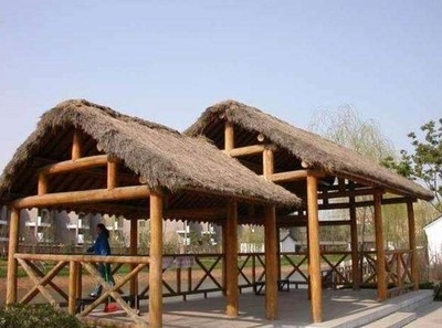 茅草稻草茅草屋顶木屋顶毛草屋檐装饰基础材料