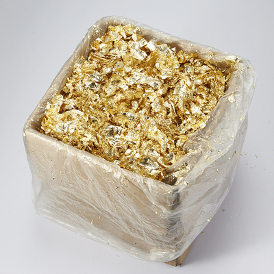 牌金箔仿金铂碎铜金箔碎铝银碎紫铜装修贴顶背景墙贴箔纸