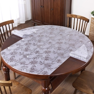 桌子垫子透明pvc防水歺桌垫防烫桌垫长椭圆形桌布