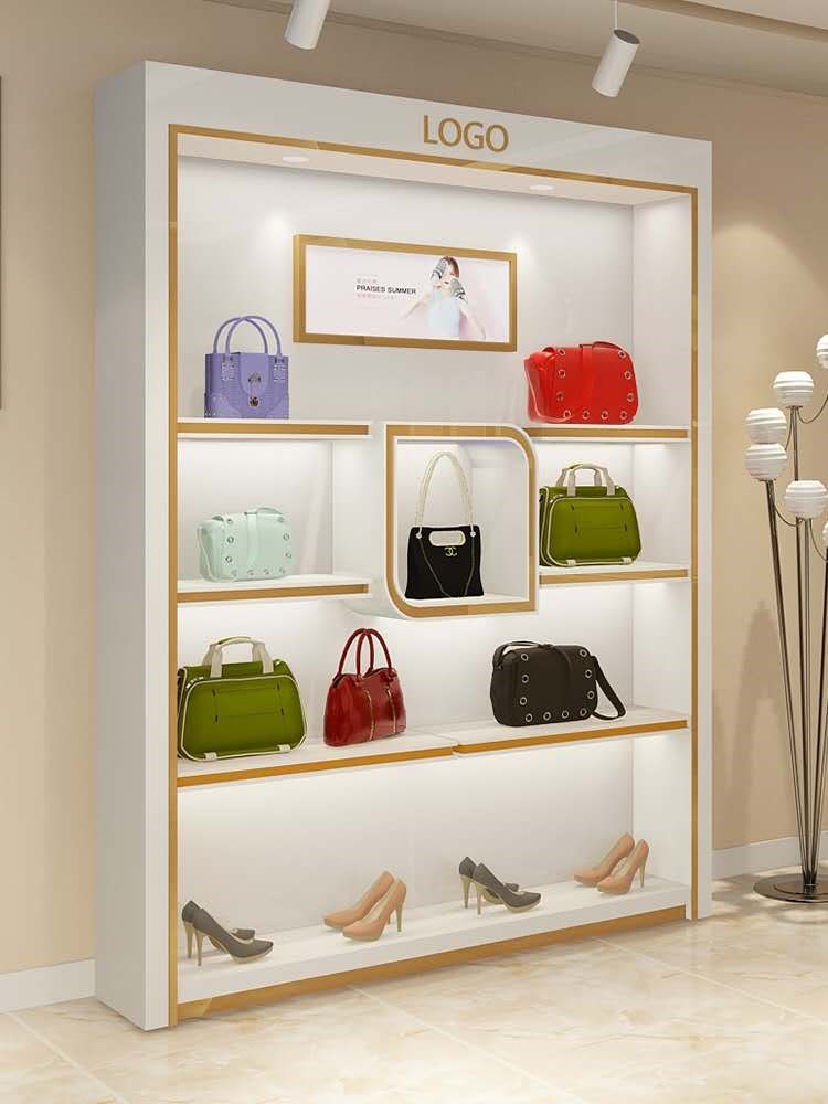 定制烤漆男装西装展柜木质展示高柜服装店展示架商用展示柜