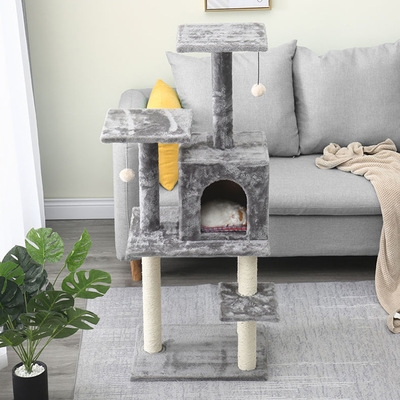 高档豪华猫爬架猫窝猫树跳台创意设计猫咪玩具剑麻猫爬架