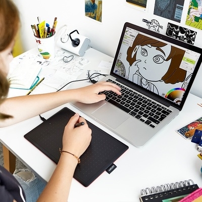 手绘电脑绘画画板服装厂学习教学画画单位绘图板手写输入