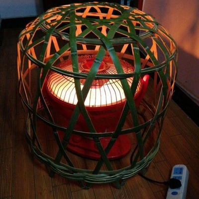 衣服笼炕竹笼烤火手工竹编竹制品家用烘干取暖竹编