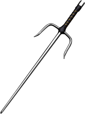 八棱短叉送包点穴十手浪人实心三股兵器武术更多武术装备