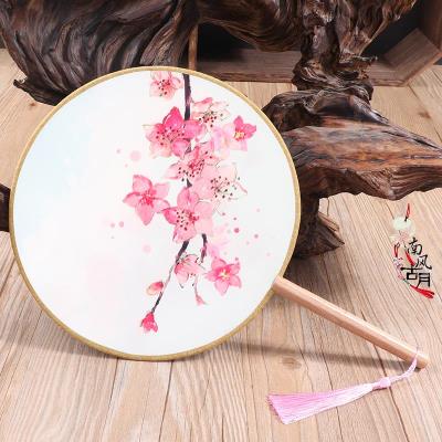 宫廷团扇古典扇子圆扇蝴蝶中国国风芒种古装扇子