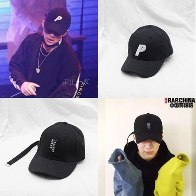 pgone万磁王pgone同款情侣帽子嘻哈鸭舌帽街舞帽子