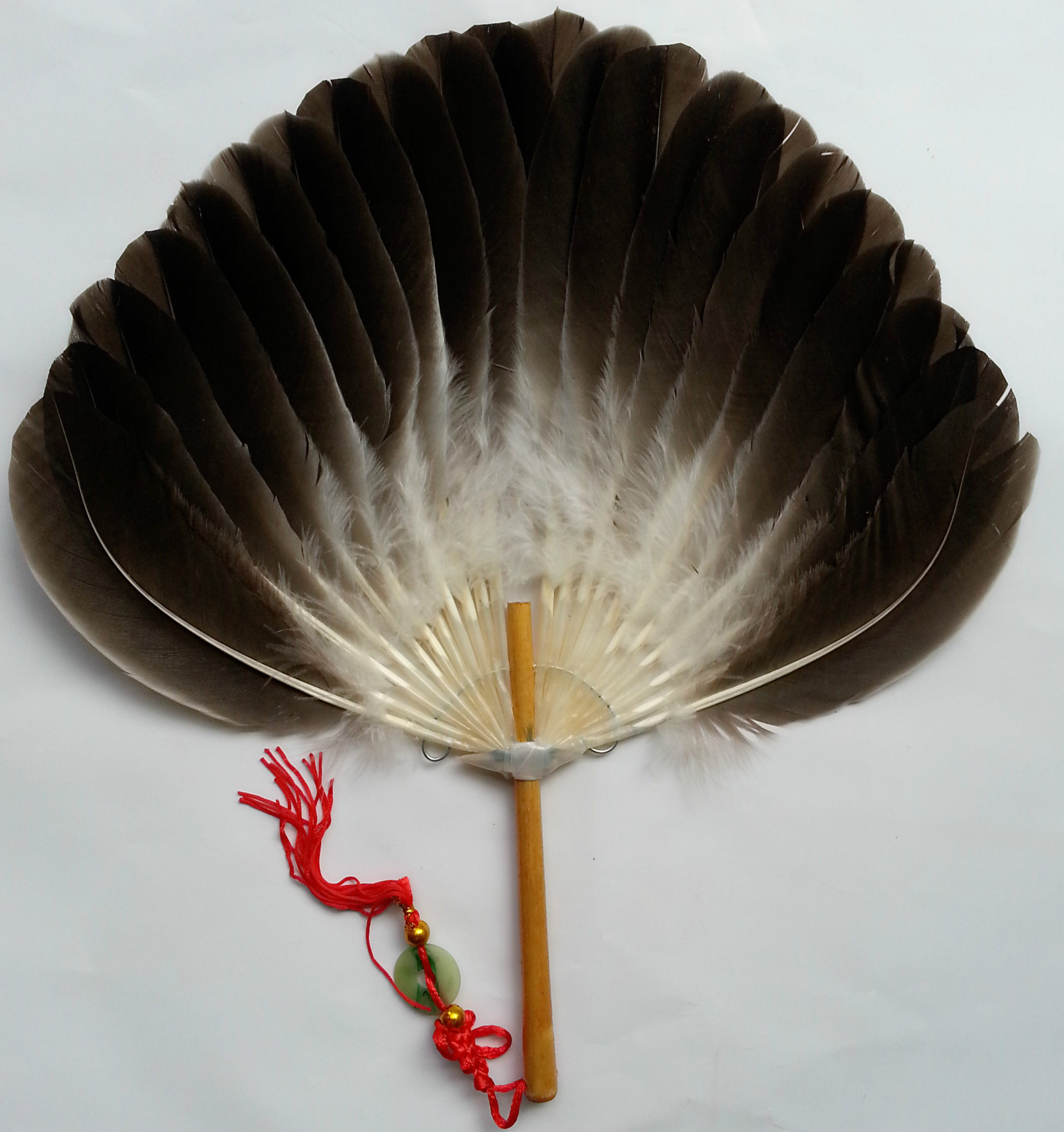 羽毛扇子 江苏非遗 手工艺响生夏季孕妇产妇宝宝儿童鹭毛鹅毛扇子