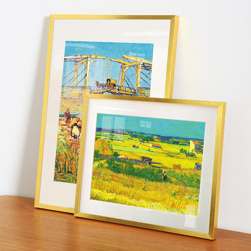 铝合金现代简约窄边相框挂墙a4装裱画框定制任意相框