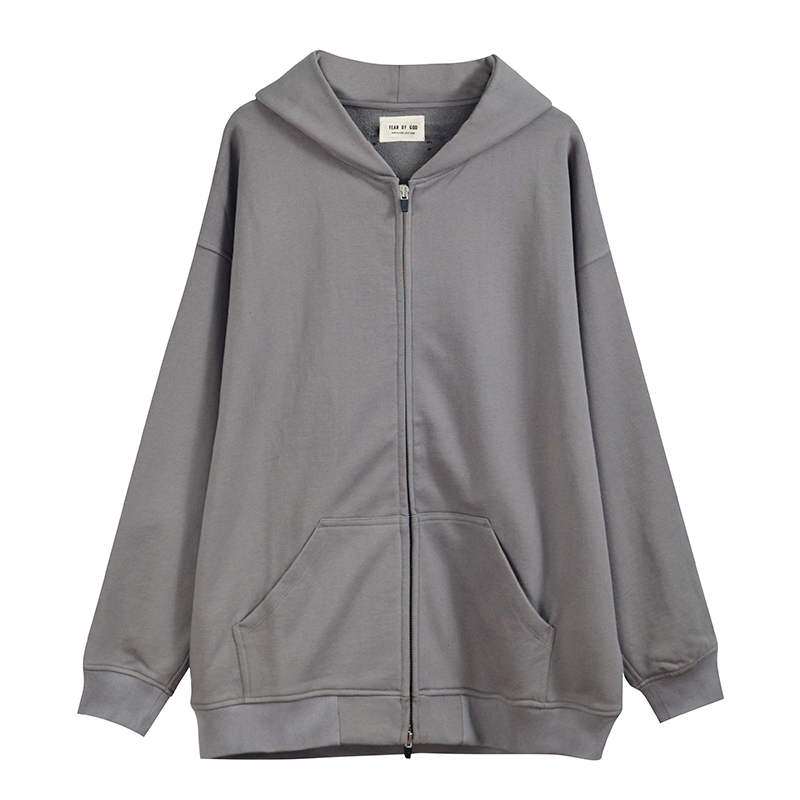 重磅fear of god 欧美高街 第六季fog开衫拉链外套 宽松连帽卫衣