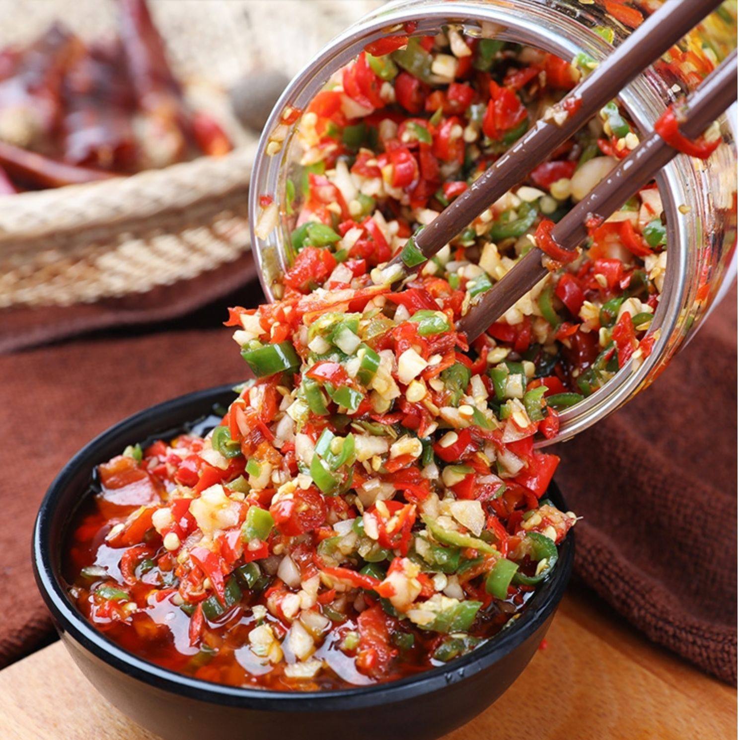 陈大妈蒜蓉酱下鲜椒辣椒四川超辣辣椒酱拌面拌饭辣椒酱