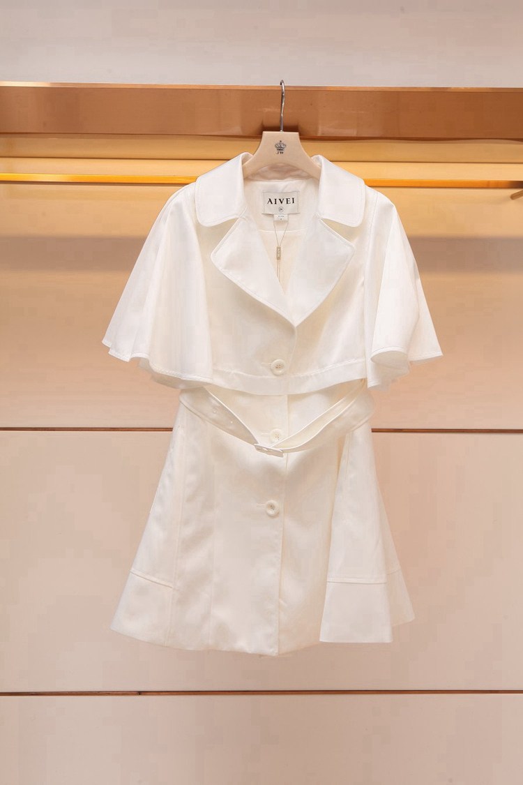 专柜正品两件拼接春夏i7104001艾薇风衣2680元风衣