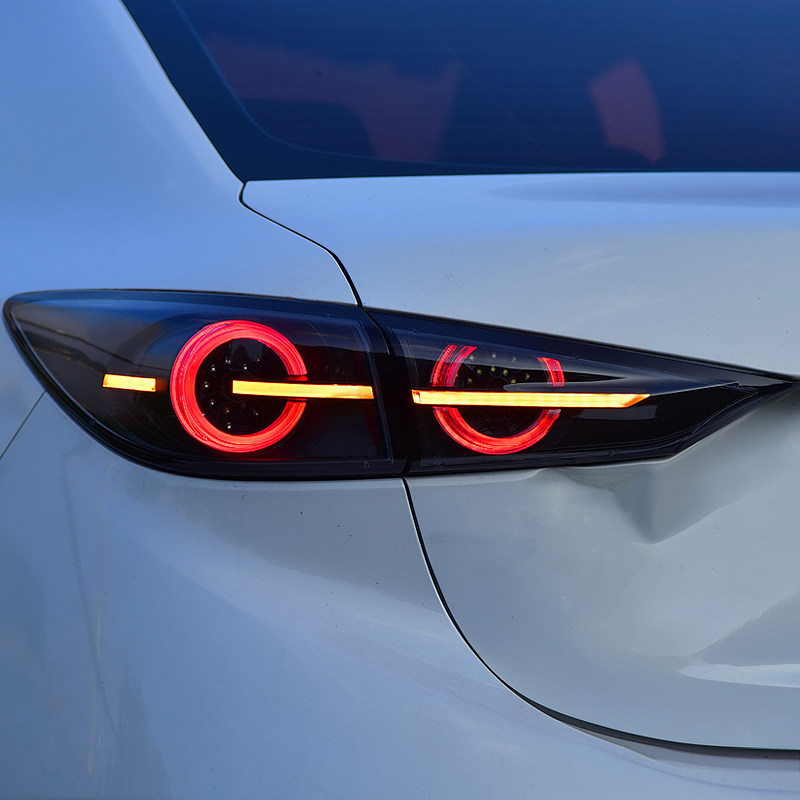 led尾灯优玛专用用于昂克赛拉总成改装概念流水尾灯总成