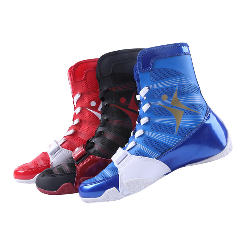 康瑞拳击鞋男女摔跤鞋跤鞋格斗鞋子散打鞋训练鞋搏击鞋专业比赛