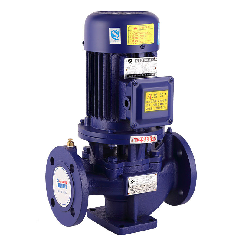 韩羽irg立式管道离心泵热水水循环增压锅炉冷却水泵