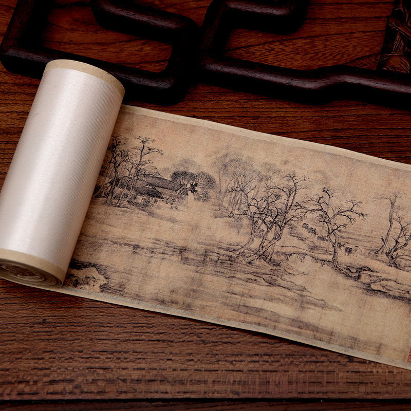 故宫清明上河图长卷高清国画十大卷轴名画山水全图国画