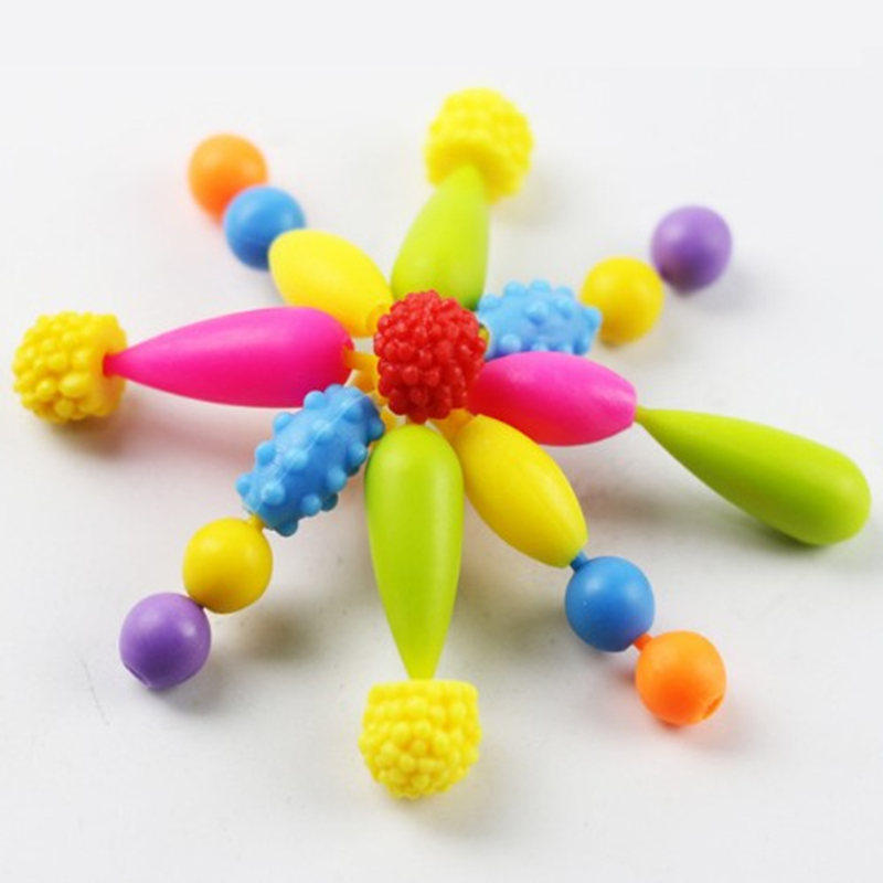 儿童串珠益智无绳穿手链项链女孩玩具小孩手工diy波普串珠子