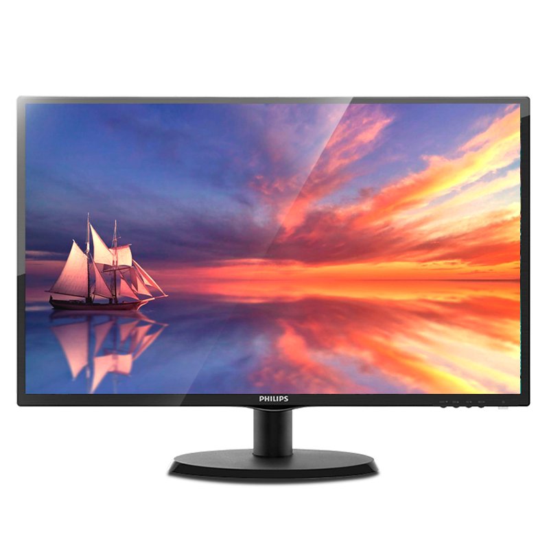 飞利浦223v5lsb222英寸高清显示器液晶屏办公家用台式电脑屏幕显示器