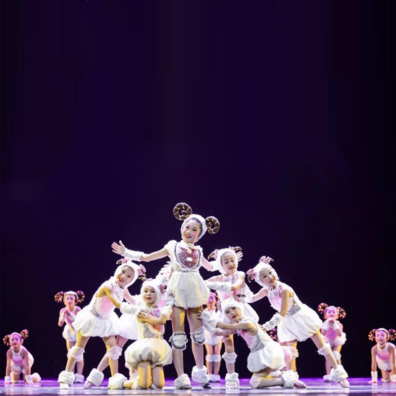 第十届小荷风采羊羔跪乳舞蹈儿童动物藏羚羊小羊儿童演出服