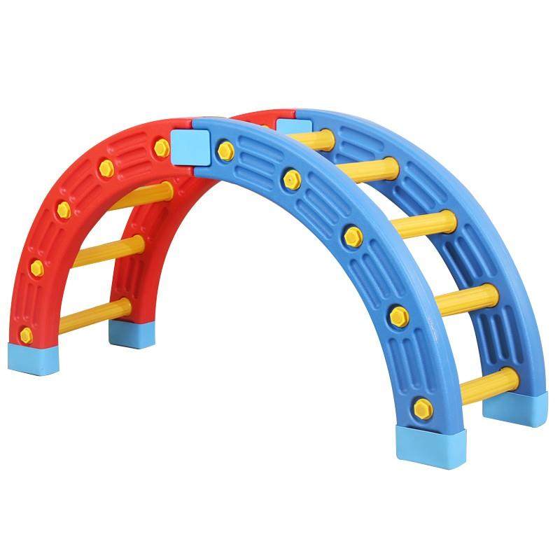 儿童体能感统训练训练器器材亲子园平衡攀爬摇滚飞盘