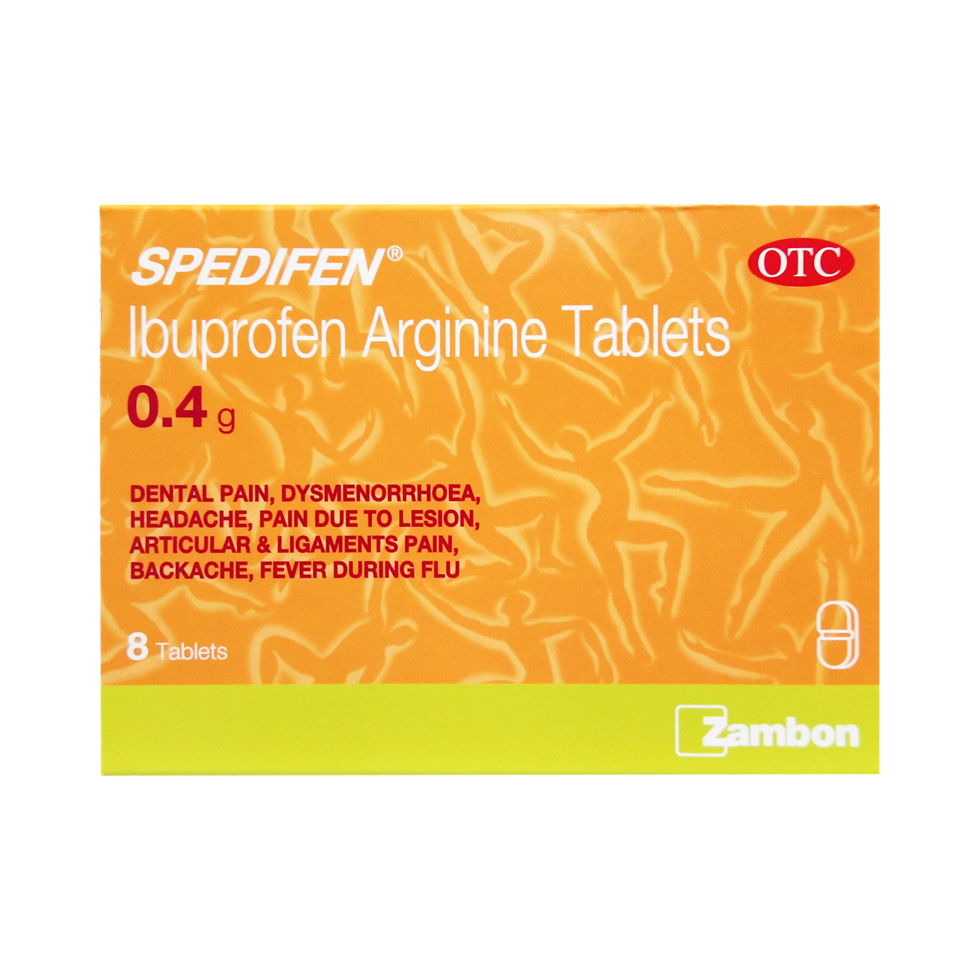 百得氨酸布洛芬洛芬04g8片解热镇痛