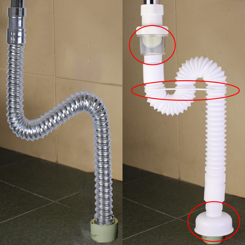 潜水艇防臭下水管排水管洗脸盆卫生间面盆