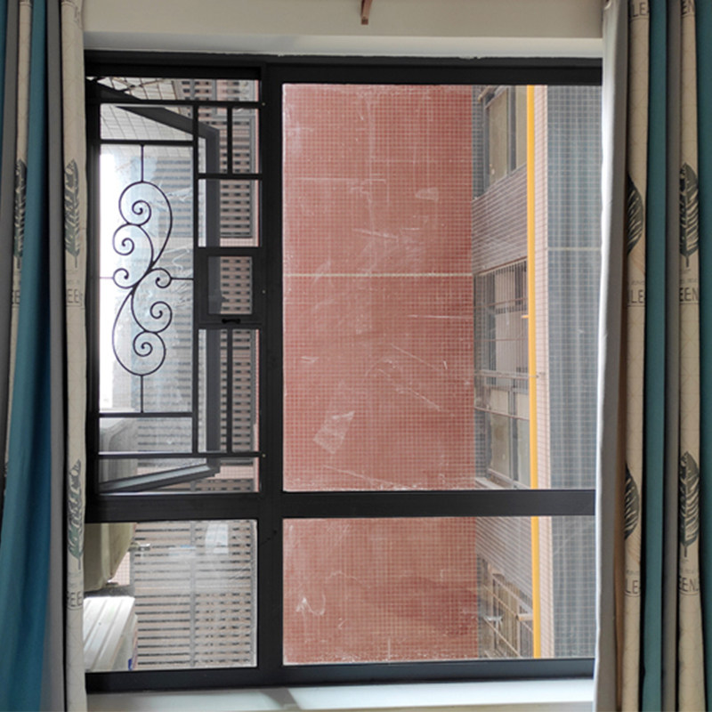 铝合金窗花外开开窗金刚纱窗防盗防蚊可拆卸阳台纱窗