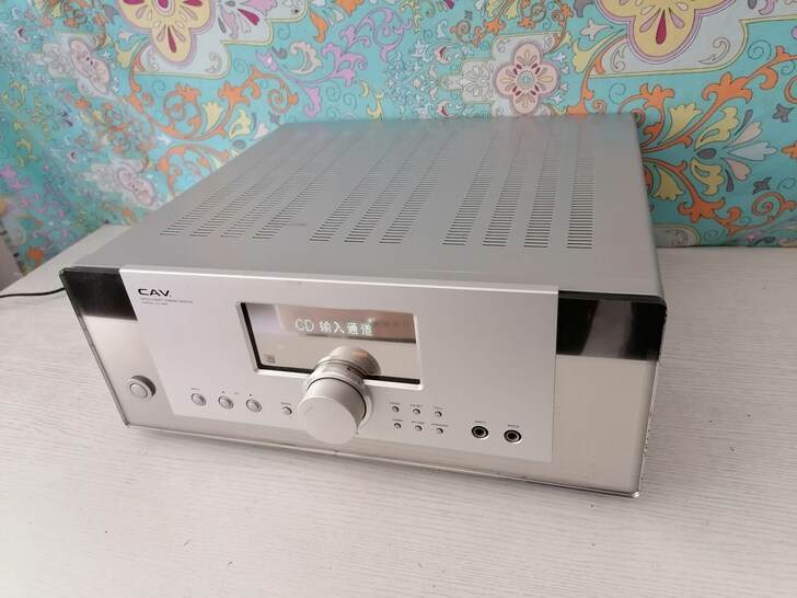 原装丽声cavav860功放机大功率歌带均衡屏幕显示功放