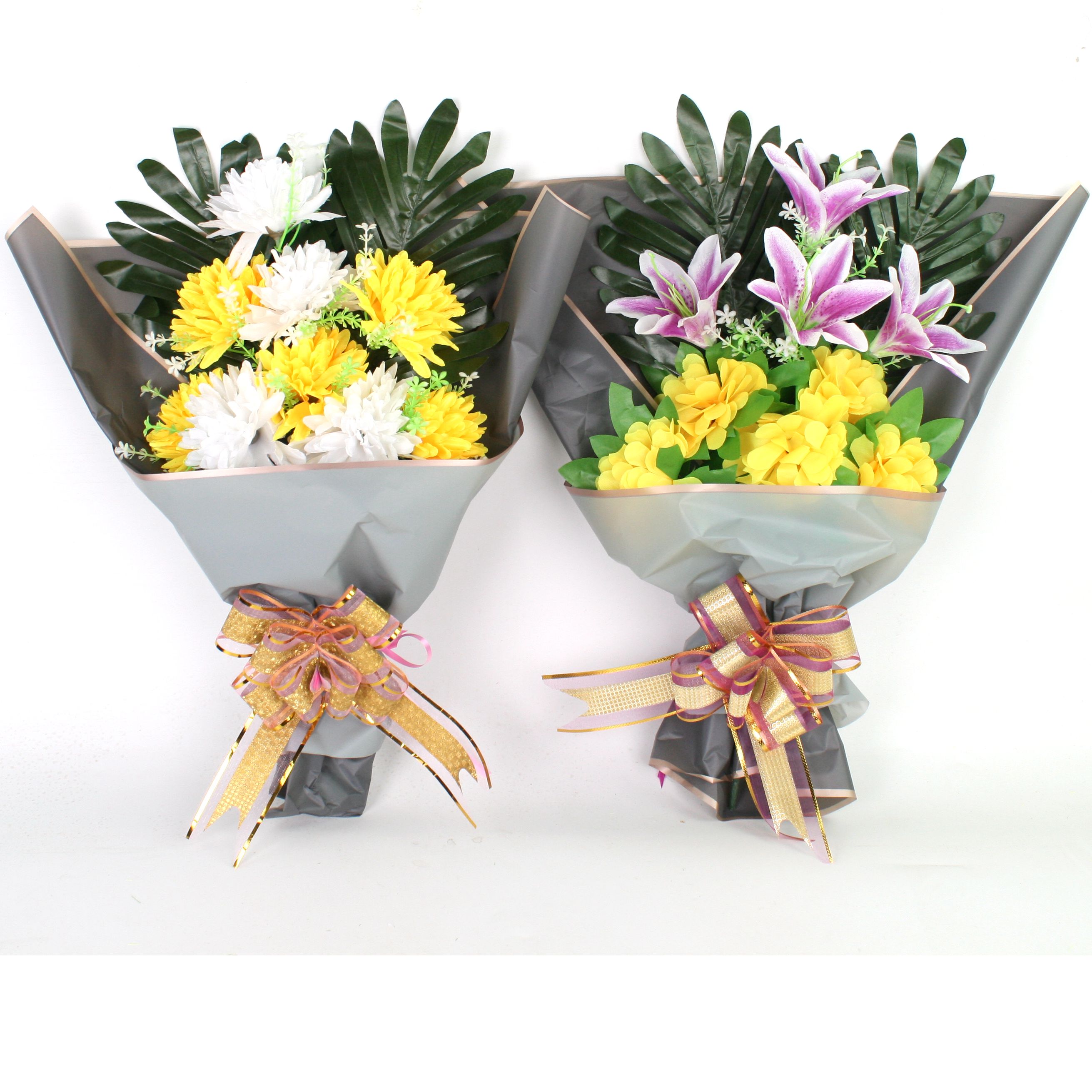 清明节新品手捧祭祀墓碑上坟扫墓装饰摆放花束追悼