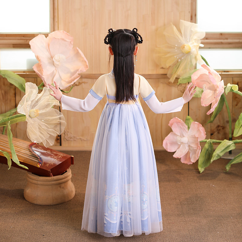 女童汉服夏季超仙宝宝唐装襦裙古风春秋女孩唐装