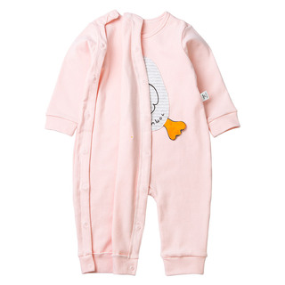 津贝婴儿秋季连体衣婴儿衣服女0-1岁6-9个月春秋款男宝宝秋装初冬