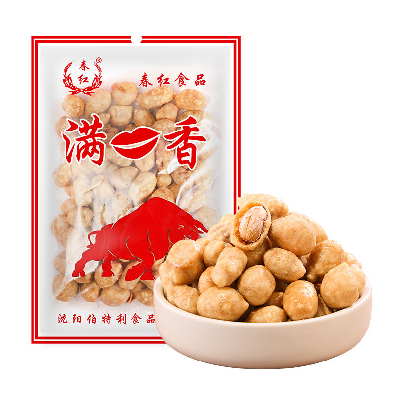 花生满口香零食豆包鱼皮坚果东北花生米香脆儿时花生