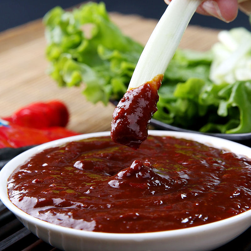 青花蒜蓉辣酱东北烧烤蘸酱家用280g3袋装蒜辣椒酱