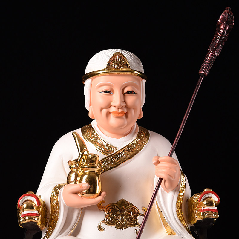 老太太神像老太爷太奶白家像居家供奉树脂家用客厅摆件
