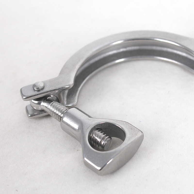 不锈钢卡箍快装精铸卫生级抱卡盘接头抱卡卡扣管夹