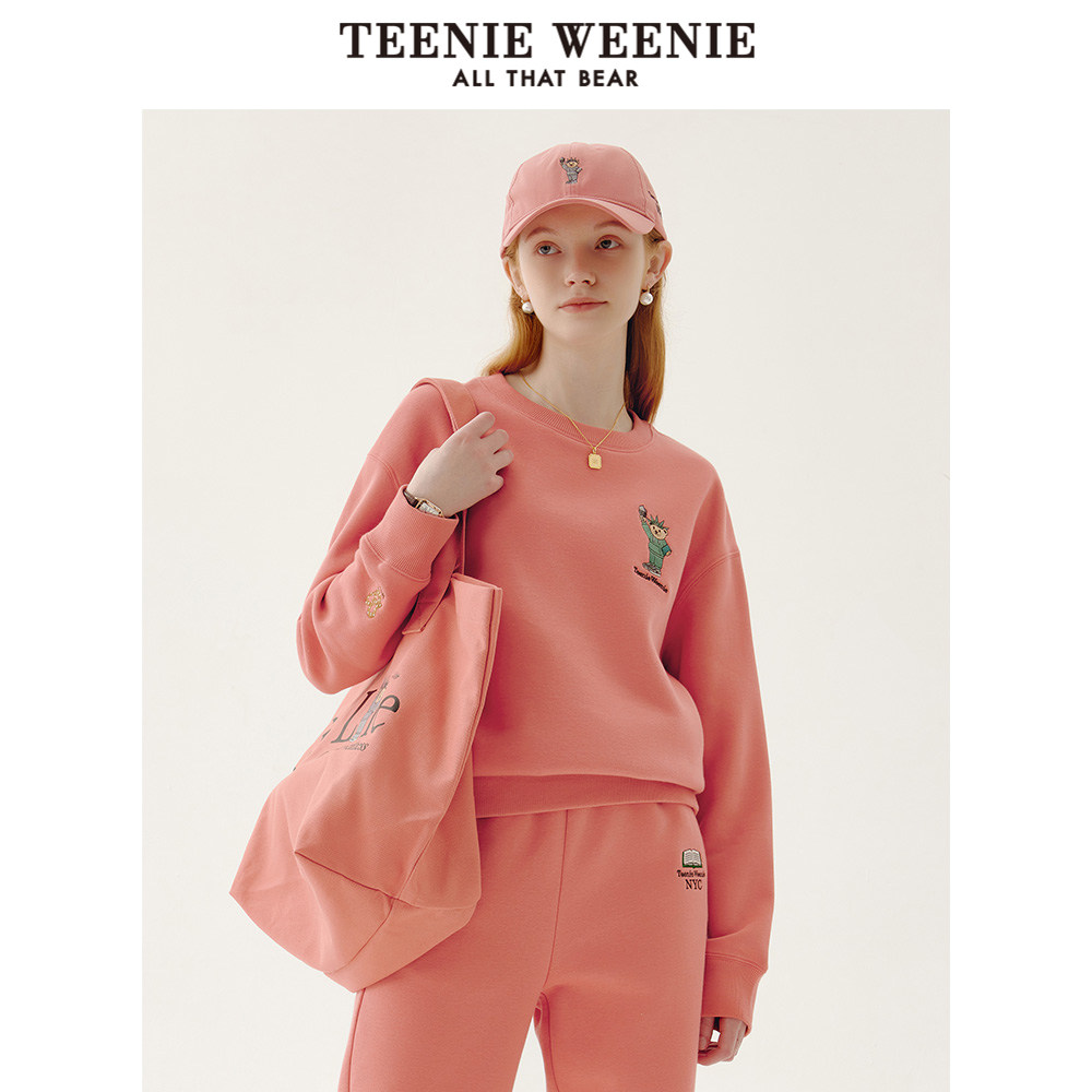 teenieweenie小熊单肩包女2021冬季新款手提包帆布包通用款女包