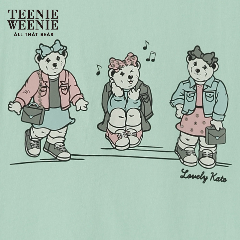 teenie weenie小熊夏装女装小清新短袖t恤女ttrp86603i