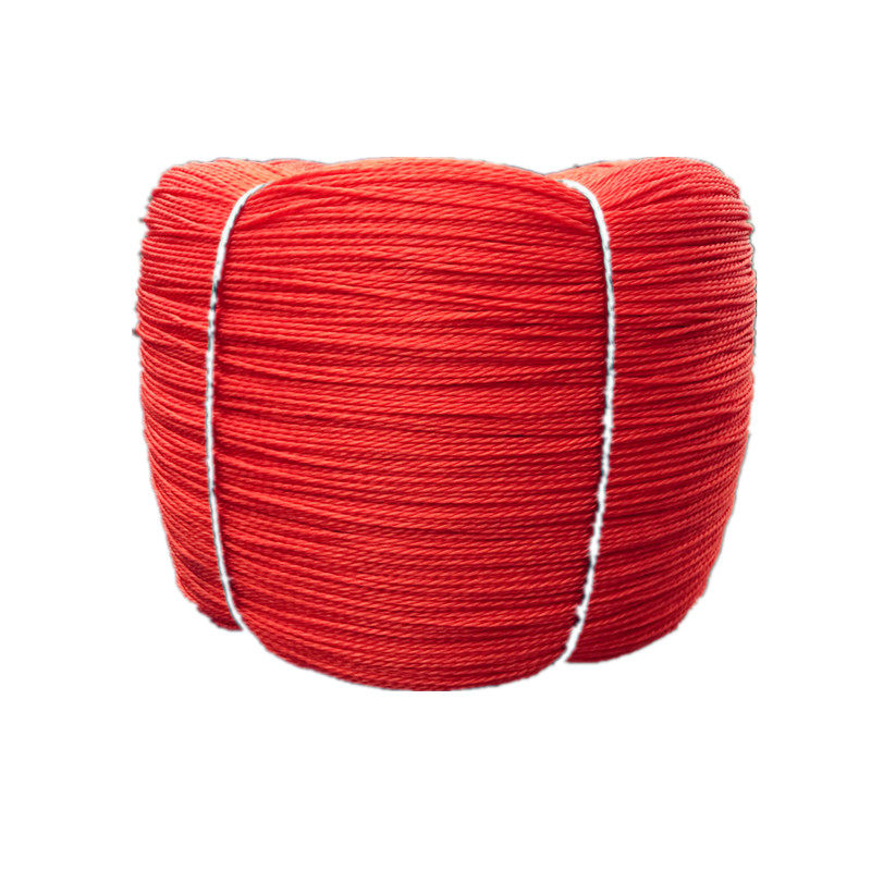 红色尼龙聚乙烯绳子大棚园艺捆绑细绳粗绳广告绳子