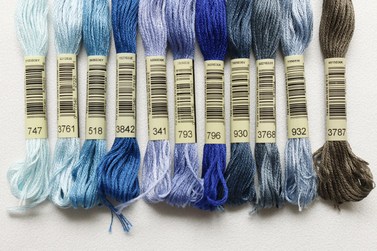 绣线正品法国原装进口dmc十字绣棉线立体刺绣绣线