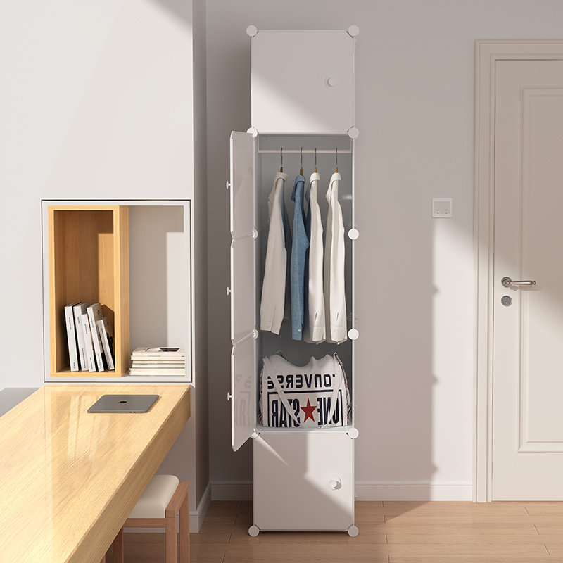 衣柜储物户型小户儿童衣橱布衣橱简易宿舍单人独立衣柜