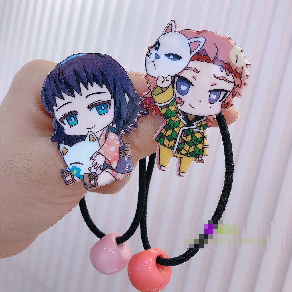 鬼灭之刃鬼灭单扎发饰二次元动漫卡通通发发饰