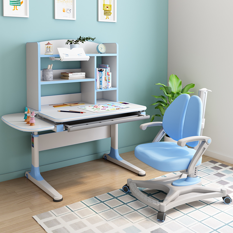 乐仙乐居儿童学习桌实木书桌小学生写字桌椅组合套装可升降课桌椅