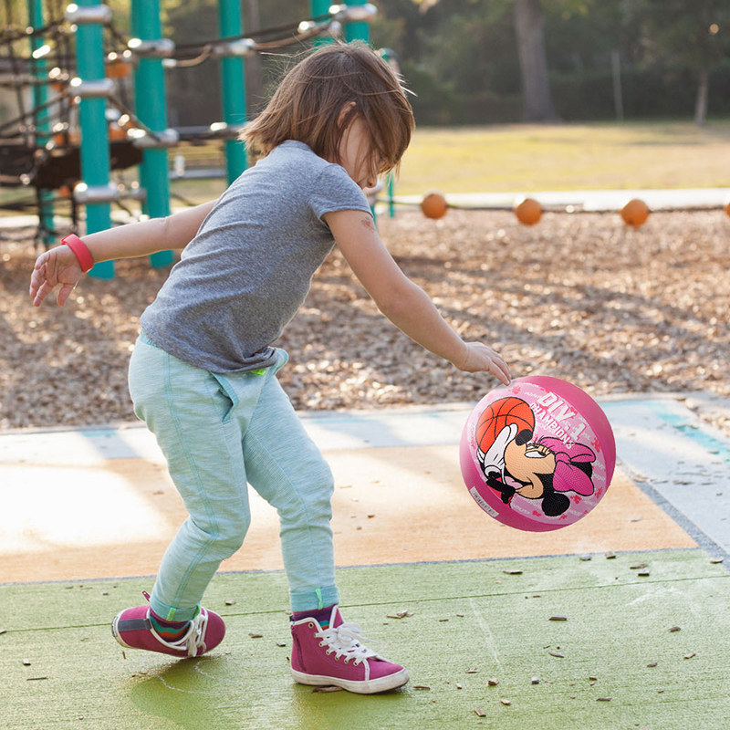 迪士尼皮球儿童篮球 3号5号宝宝拍拍球幼儿园专用球足球玩具球类