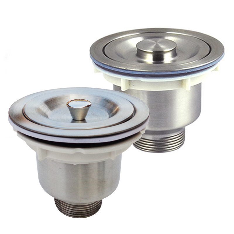 下水不锈钢水槽厨房洗菜菜盆水池排水口漏斗家用水槽下水器