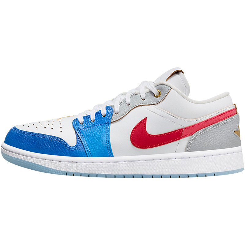 小鸿体育airjordanlowaj1白蓝红低帮复古篮球篮球鞋