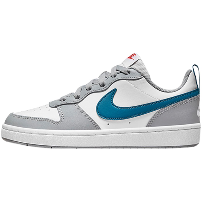 小鸿体育nikecourtboroughlow灰白蓝低休闲板鞋运动休闲鞋